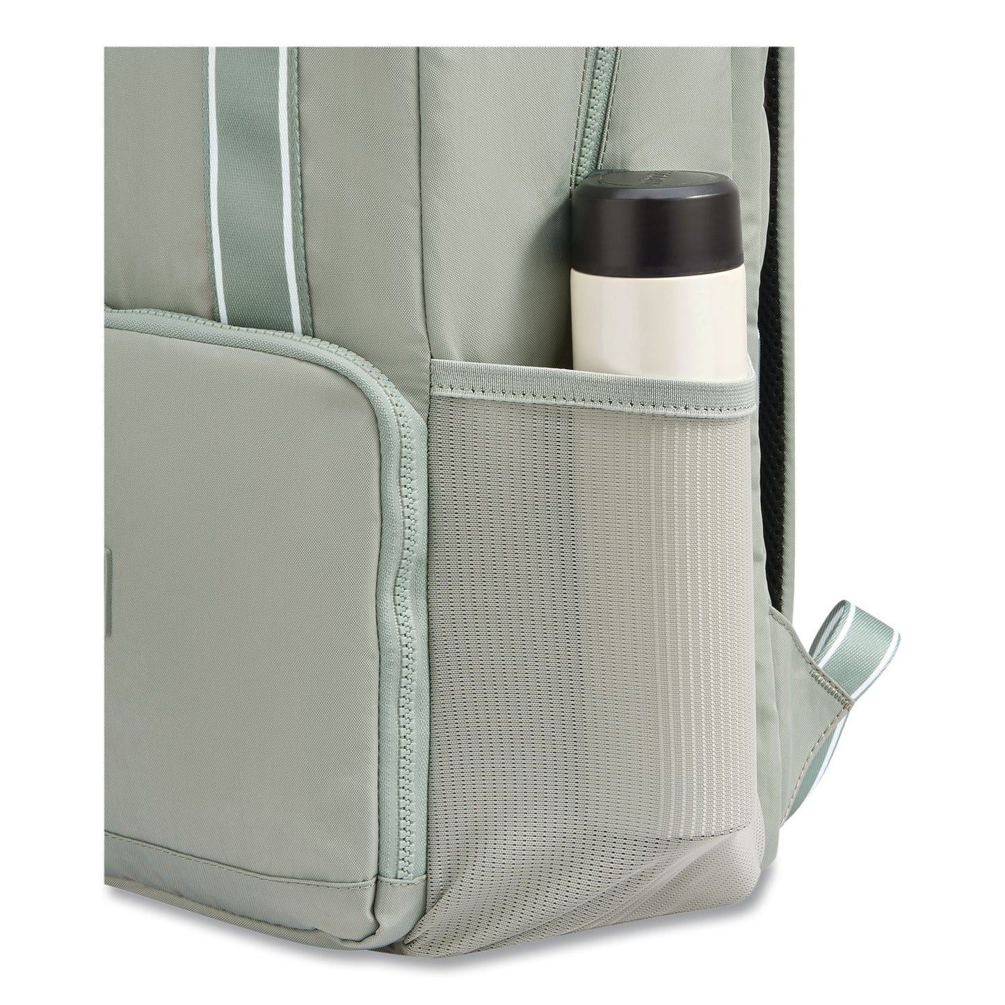 DELSEY PARIS Florence by Mills Carefree Carry Laptop Backpack, Fits Devices Up to 16.9", 12.5 x 7.25 x 17.5, Sage (DSYF4398061133)