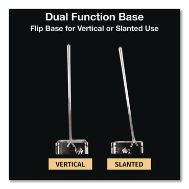 Global Printed Products Acrylic Sign Holder with Dual Function Base, 5 x 7 Insert (GPUSGNHAB5X7)
