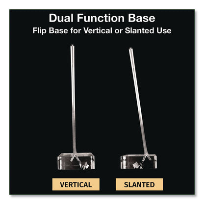 Global Printed Products Acrylic Sign Holder with Dual Function Base, 8.5 x 11 Insert (GPUSGNHAB8511)