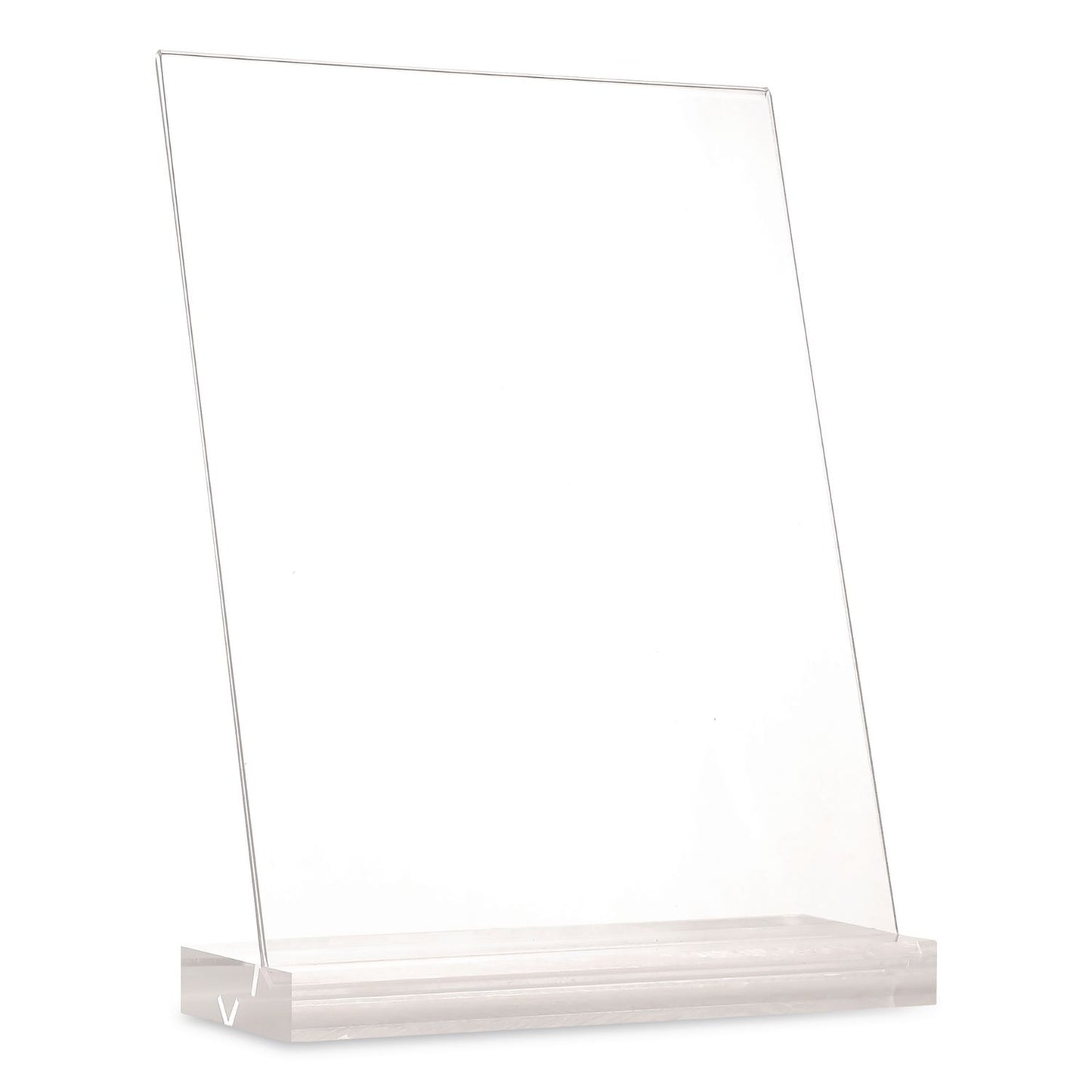 Global Printed Products Acrylic Sign Holder with Dual Function Base, 8.5 x 11 Insert (GPUSGNHAB8511)