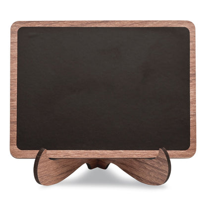 Excello Global Products® Mini Chalkboards, Black Surface, Brown Frame, 2.9 x 3.9, 10/Pack (EXOMINICHLK)