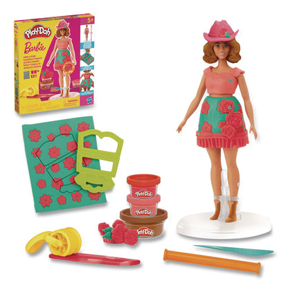 Hasbro Play-Doh Barbie Florals and Fringe Doll Set (HSBG1360)