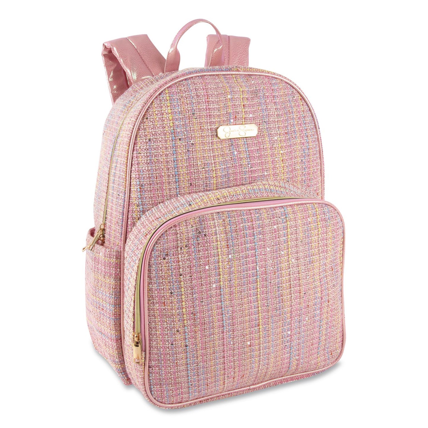 Jessica Simpson Laptop Backpack, Fits Devices Up to 16", 12.5 x 6 x 17, Pink (JSS4060STA)