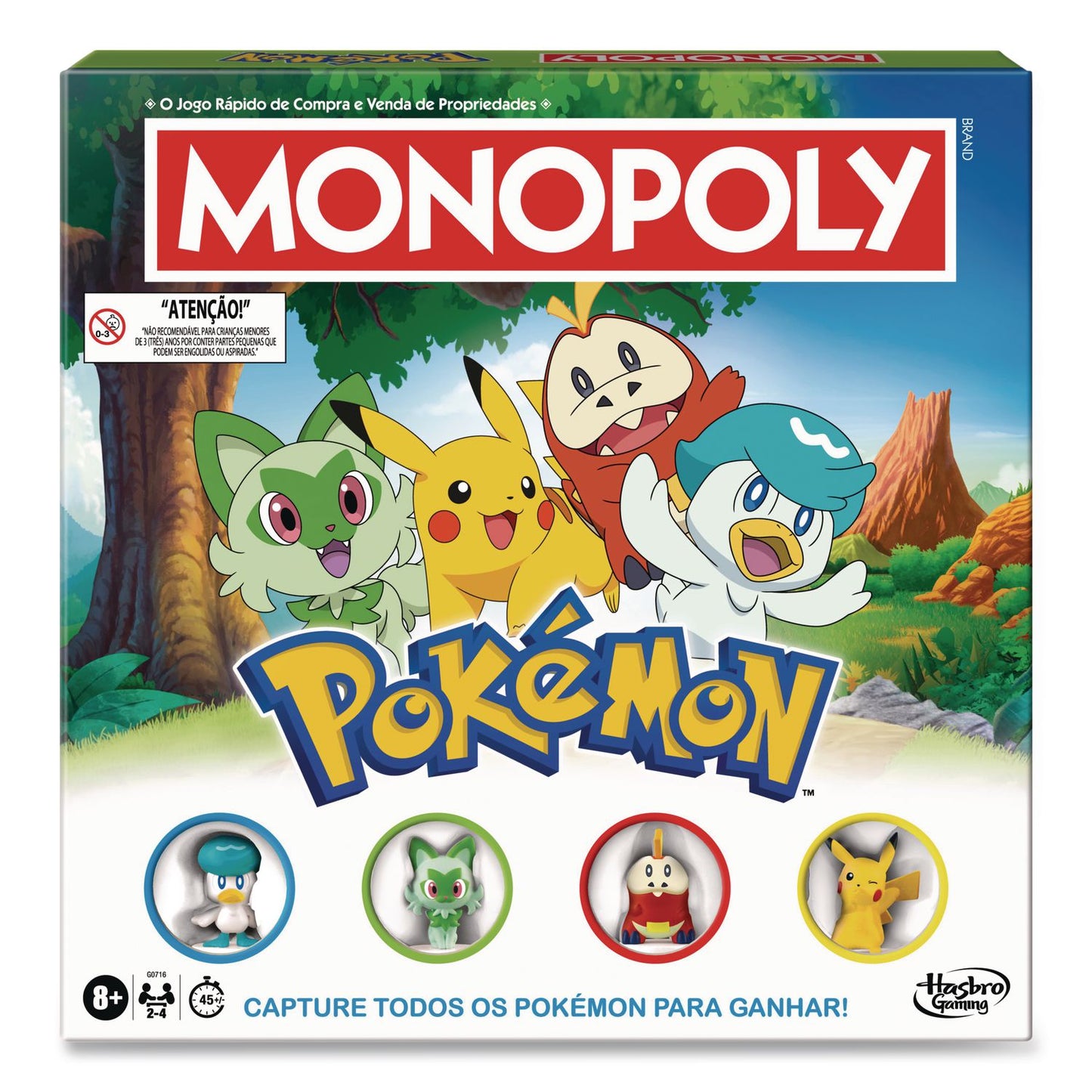 Hasbro Monopoly Pokemon Edition Board Game, Ages 8 and Up (HSBG0716)