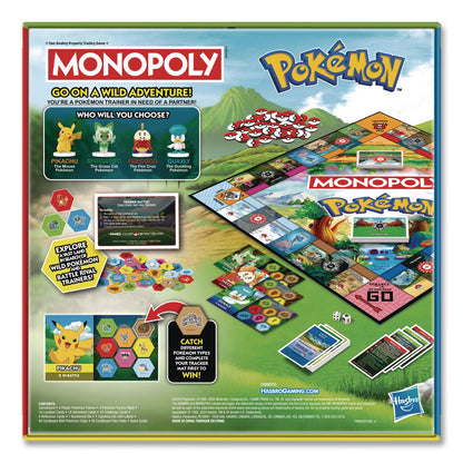 Hasbro Monopoly Pokemon Edition Board Game, Ages 8 and Up (HSBG0716)