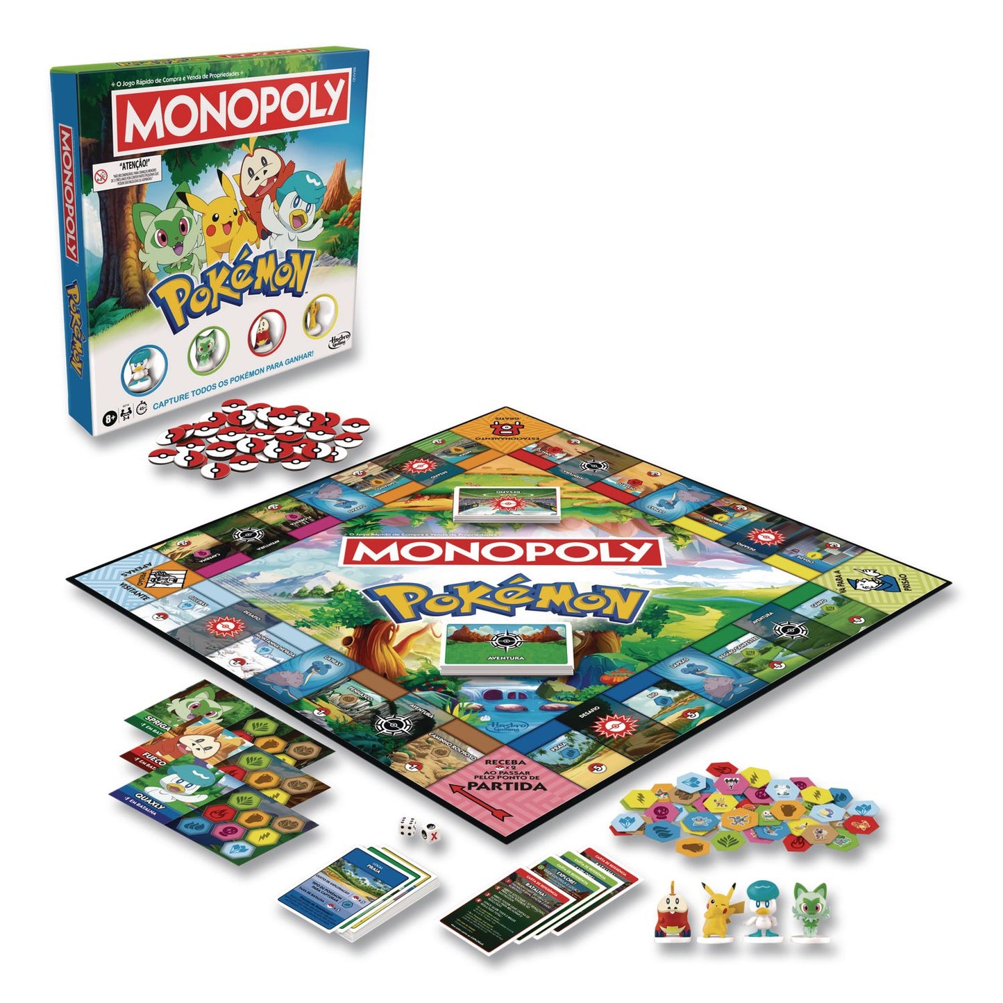 Hasbro Monopoly Pokemon Edition Board Game, Ages 8 and Up (HSBG0716)