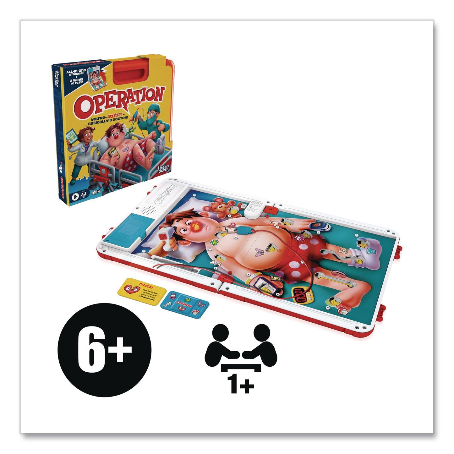 Hasbro Operation Electronic Board Game, Ages 6 and Up (HSBG0951)