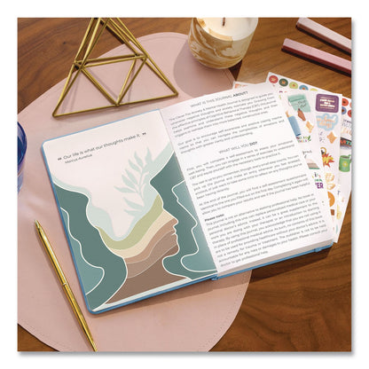 Clever Fox® Mental Health and Anxiety CBT Journal, Periwinkle Cover, 8.3 x 5.8 Sheets (LFXCFMHJPRWNKL)