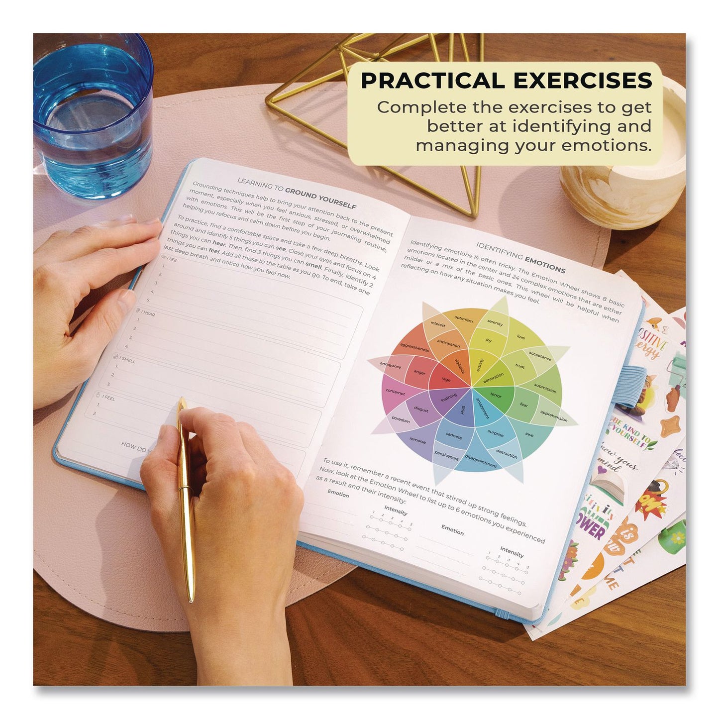 Clever Fox® Mental Health and Anxiety CBT Journal, Periwinkle Cover, 8.3 x 5.8 Sheets (LFXCFMHJPRWNKL)