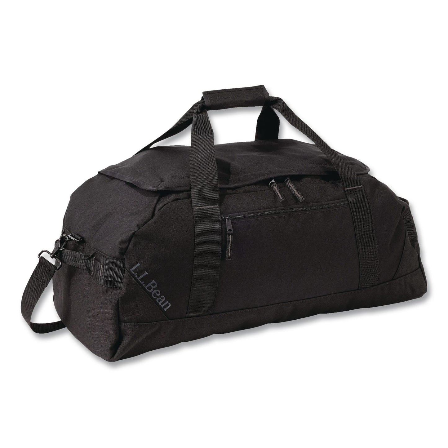 L.L.Bean® Adventure 27" Polyester Travel Duffel, 27 x 15 x 12.5, Black (LLB5218701)