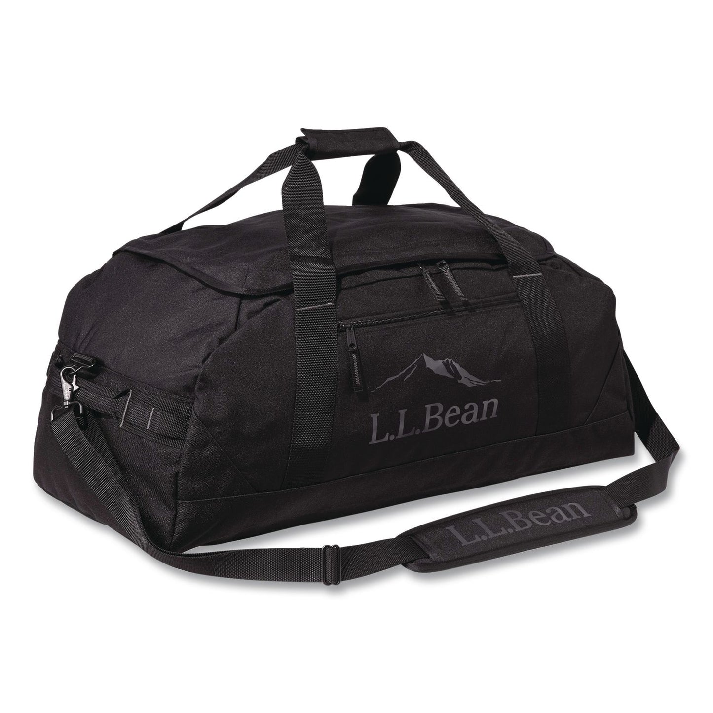 L.L.Bean® Adventure 27" Polyester Travel Duffel, 27 x 15 x 12.5, Black (LLB5218701)