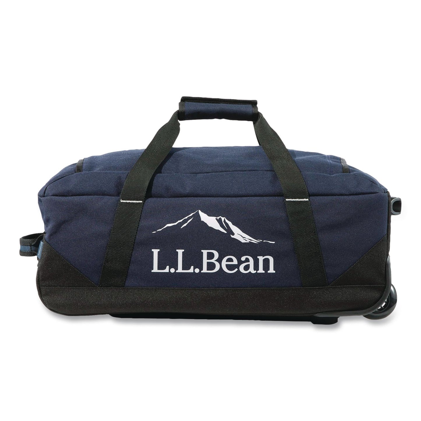 L.L.Bean® Adventure 22" Polyester Telescoping Carry-On Travel Duffel with Wheels, 22 x 12 x 9, Navy (LLB52071174)