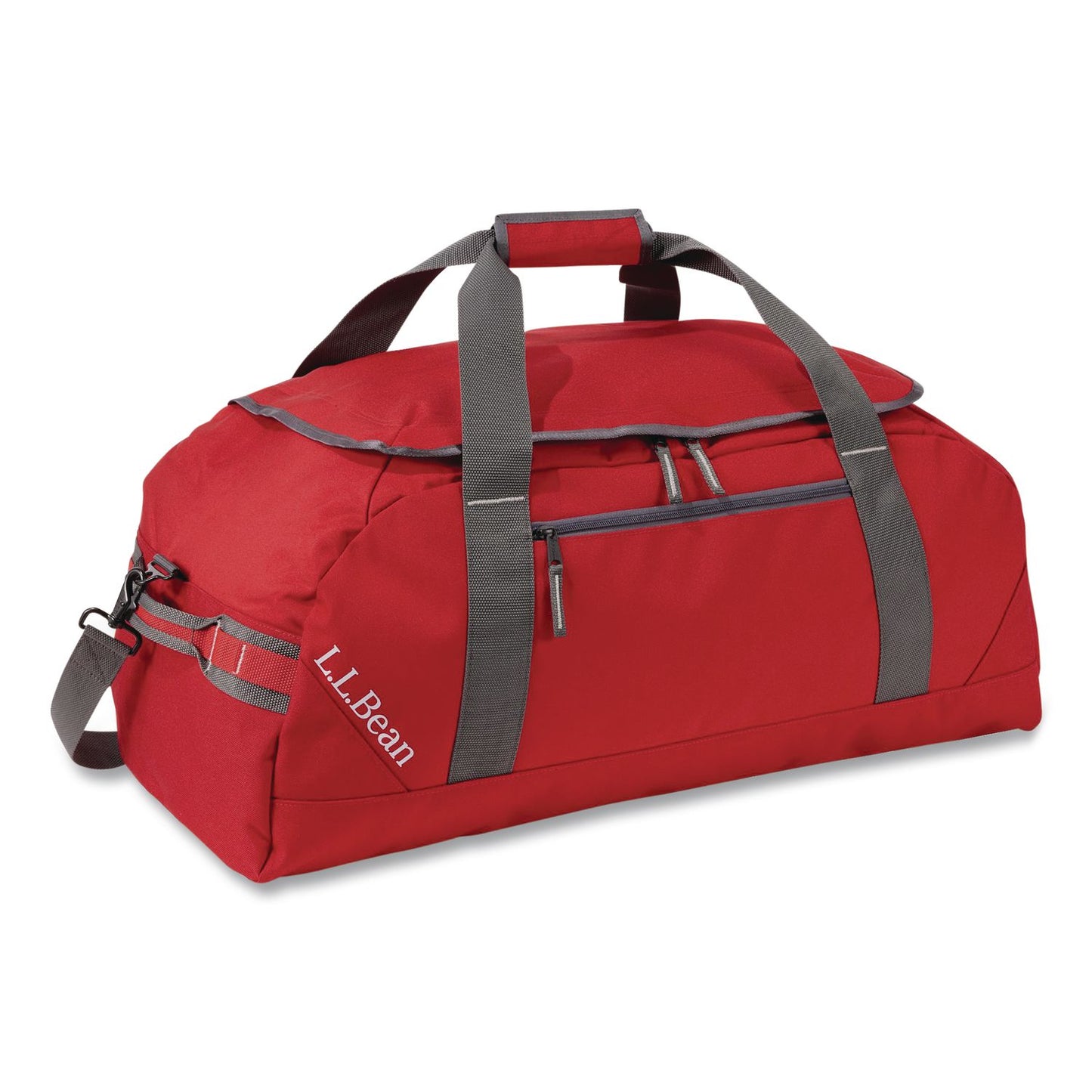 L.L.Bean® Adventure 27" Polyester Travel Duffel, 27 x 15 x 12.5, Dark Red (LLB52187041385)