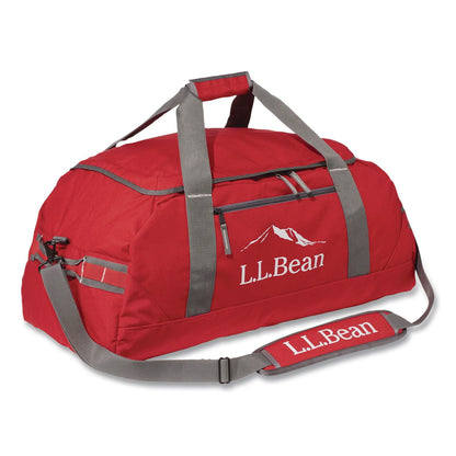 L.L.Bean® Adventure 27" Polyester Travel Duffel, 27 x 15 x 12.5, Dark Red (LLB52187041385)