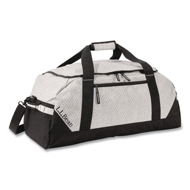 L.L.Bean® Adventure 27" Polyester Travel Duffel, 27 x 15 x 12.5, Heather Gray Diamond (LLB52187055324)