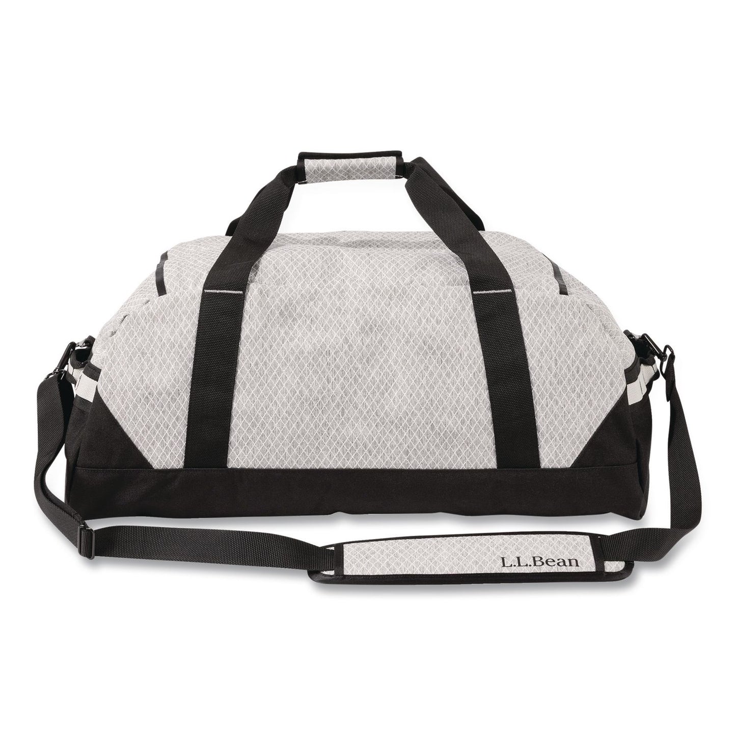 L.L.Bean® Adventure 27" Polyester Travel Duffel, 27 x 15 x 12.5, Heather Gray Diamond (LLB52187055324)