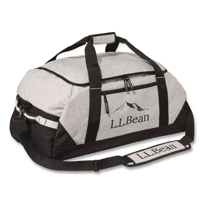 L.L.Bean® Adventure 27" Polyester Travel Duffel, 27 x 15 x 12.5, Heather Gray Diamond (LLB52187055324)