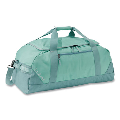 L.L.Bean® Adventure 27" Polyester Travel Duffel, 27 x 15 x 12.5, Soft Juniper/Mineral Blue (LLB52187055326)
