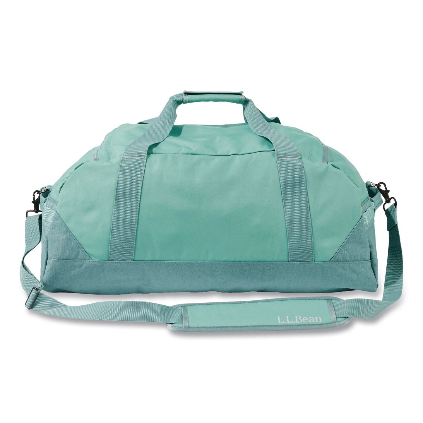 L.L.Bean® Adventure 27" Polyester Travel Duffel, 27 x 15 x 12.5, Soft Juniper/Mineral Blue (LLB52187055326)
