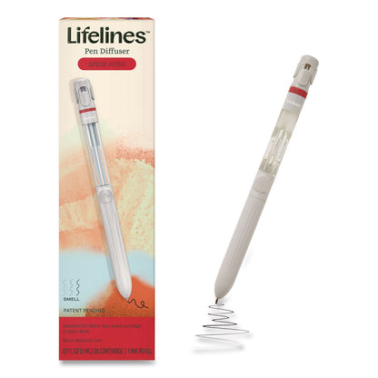 Lifelines® Essential Oil Blends Pen Diffuser, Spice Rush Scent, White (LLN112505)