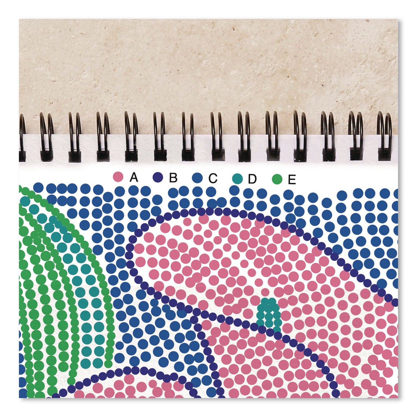 Lifelines® FlowArt Dot-By-Letter Coloring Book, Botanic, with 4 Double-Sided Markers, All Ages, 20 Sheets (LLN165005)