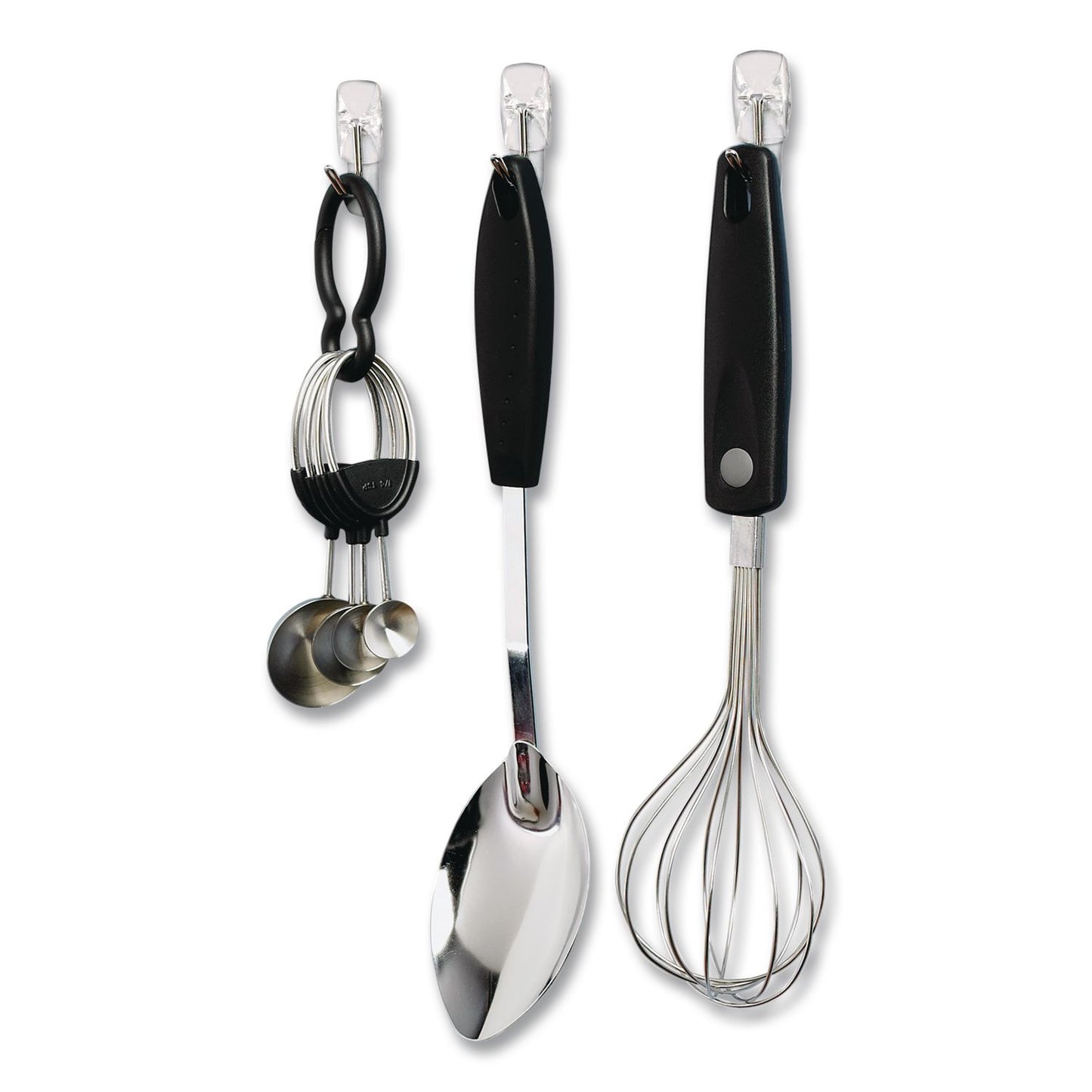 Command™ Small Wire Hooks, Small, Plastic/Metal Wire, White, 0.5 lb Capacity, 6/Pack (MMM17067CLR6ES)