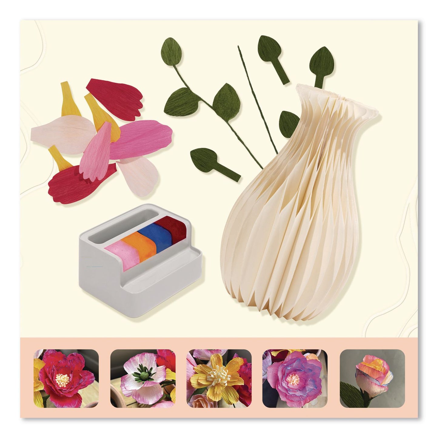 Lifelines® FloCraft Paper Flower Bouquet (LLN167001)
