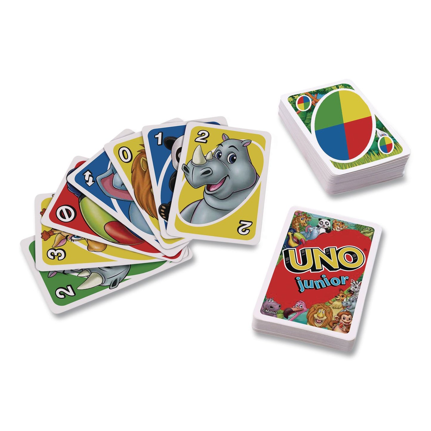 Mattel UNO Junior Card Game, Ages 3 and Up (MTTGKF04)
