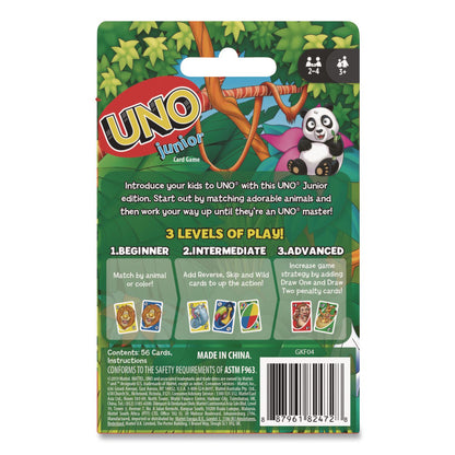 Mattel UNO Junior Card Game, Ages 3 and Up (MTTGKF04)