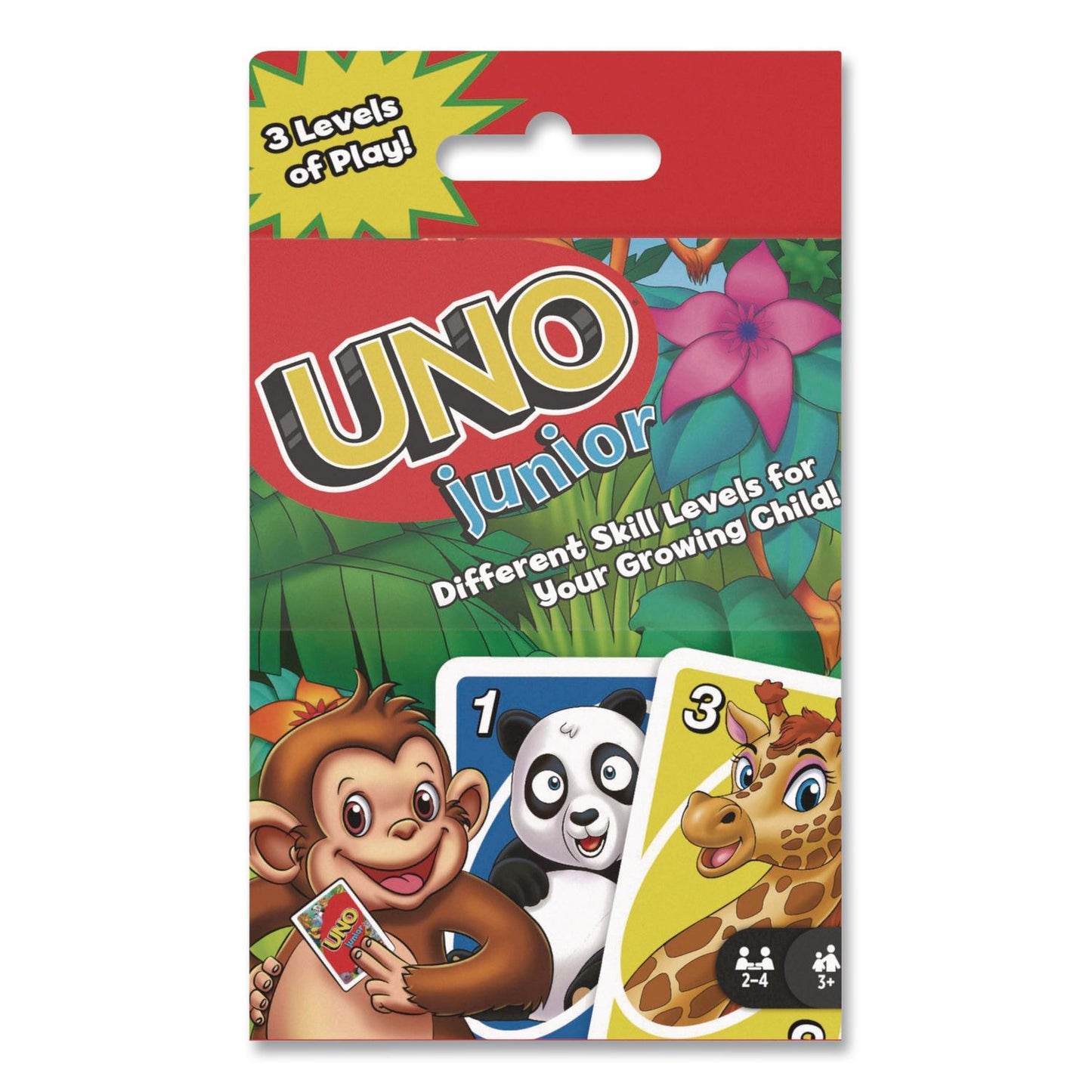 Mattel UNO Junior Card Game, Ages 3 and Up (MTTGKF04)