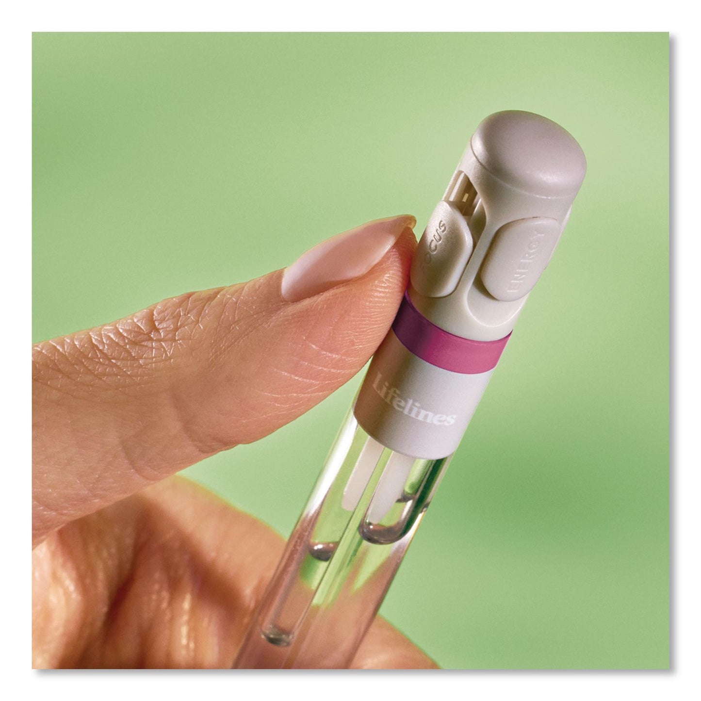 Lifelines® Essential Oil Blends Pen Diffuser, Strawberry Milkshake Scent, White (LLNLL123123)