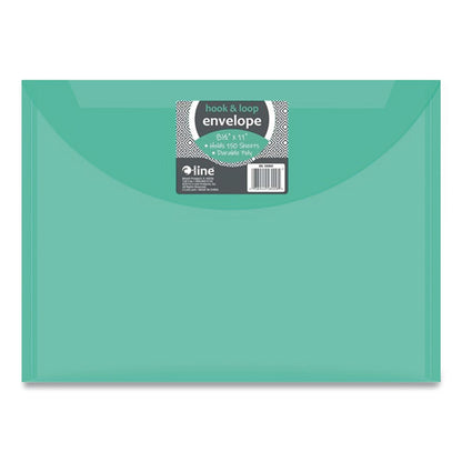 C-Line® Reusable Poly Envelope, Hook/Loop Closure, 9.37 x 13, Randomly Assorted Colors (CLI58000)