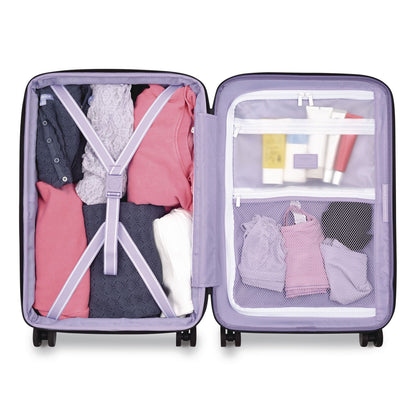 DELSEY PARIS Florence by Mills x DELSEY PARIS Spin Me Away 20" Hardside Carry-On Suitcase, 14.75 x 9.75 x 22.75, Lavender (DSYF4398180528)