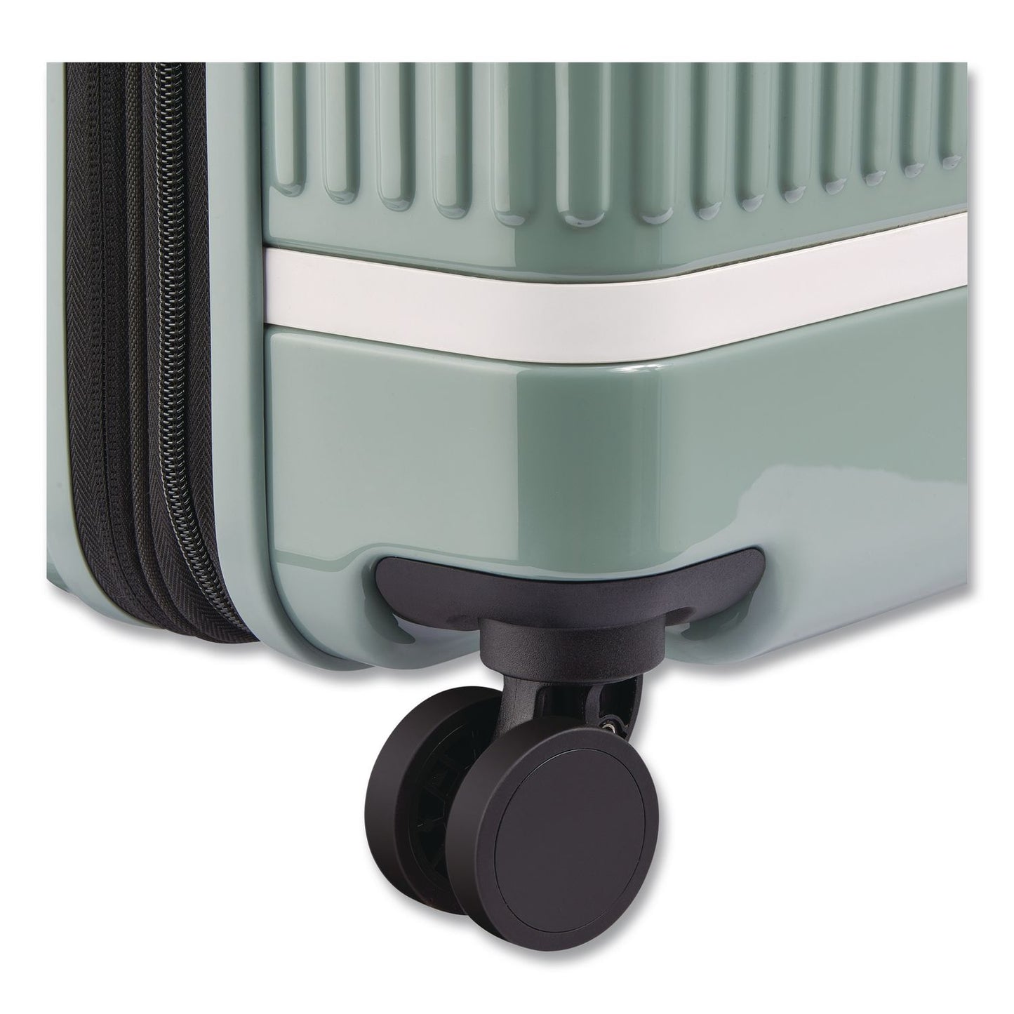 DELSEY PARIS Florence by Mills x DELSEY PARIS Spin Me Away 20" Hardside Carry-On Suitcase, 14.75 x 9.75 x 22.75, Sage Green (DSYF4398180533)