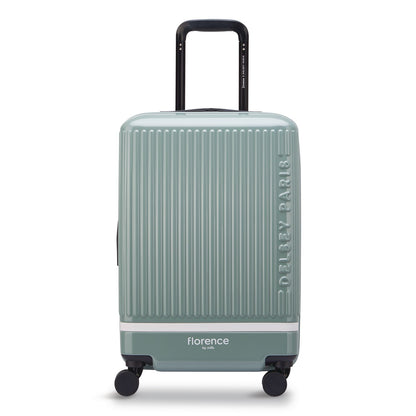 DELSEY PARIS Florence by Mills x DELSEY PARIS Spin Me Away 20" Hardside Carry-On Suitcase, 14.75 x 9.75 x 22.75, Sage Green (DSYF4398180533)