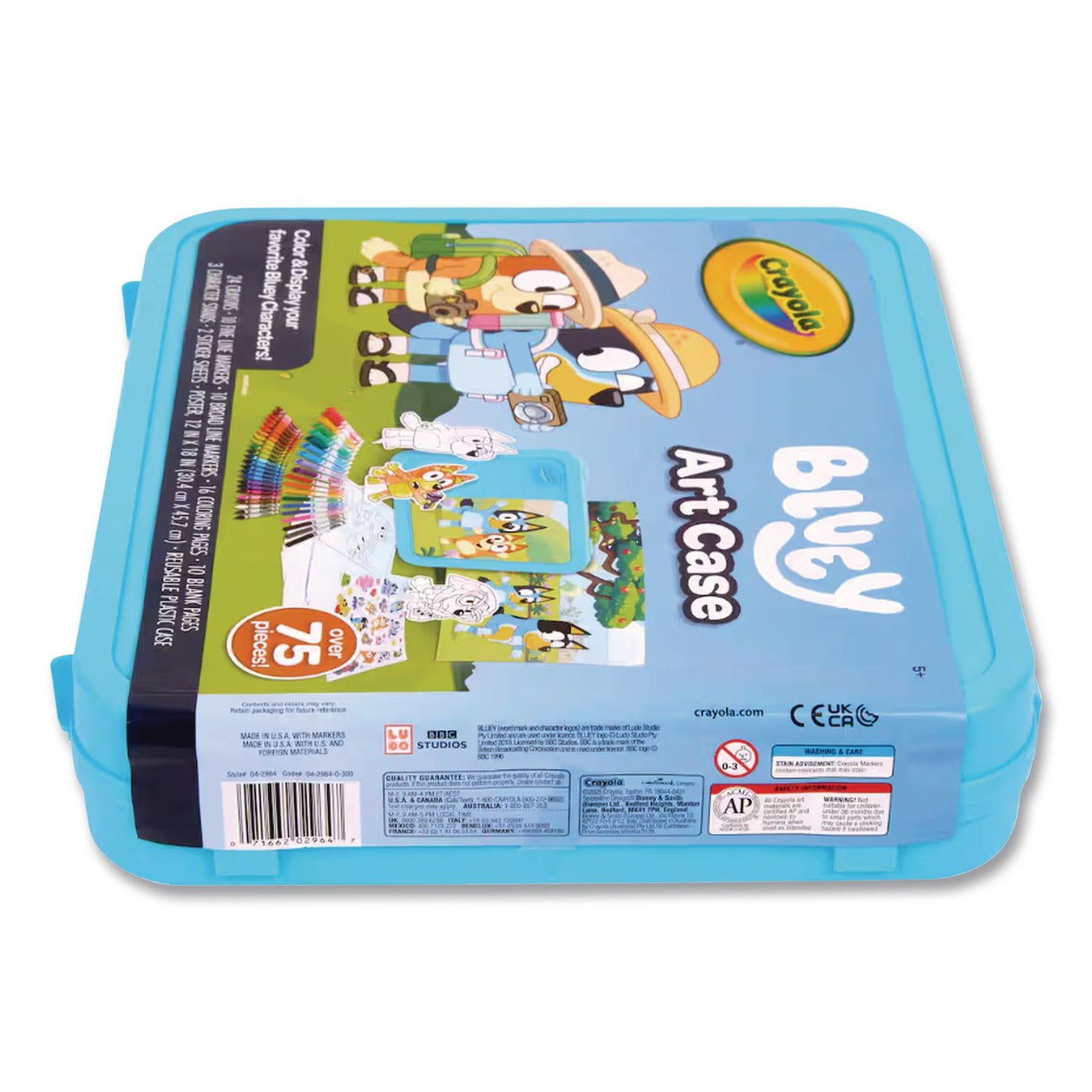 Crayola® Bluey Art Case, 75 Pieces (CYO042964)