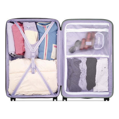 DELSEY PARIS Florence by Mills x DELSEY PARIS Spin Me Away 29" Hardside Suitcase, 19.5 x 12.5 x 31.25, Sage Green (DSYF4398183033)