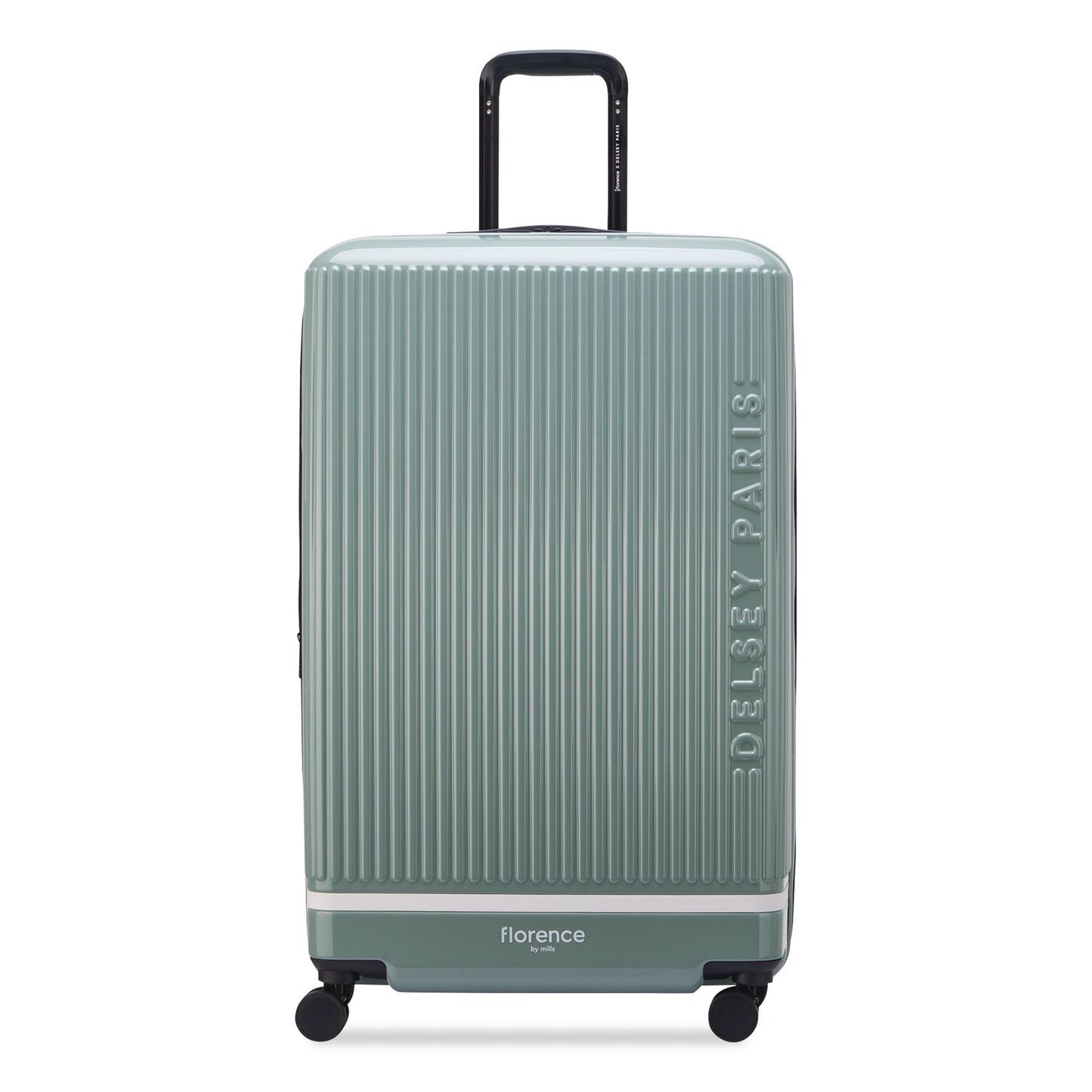DELSEY PARIS Florence by Mills x DELSEY PARIS Spin Me Away 29" Hardside Suitcase, 19.5 x 12.5 x 31.25, Sage Green (DSYF4398183033)