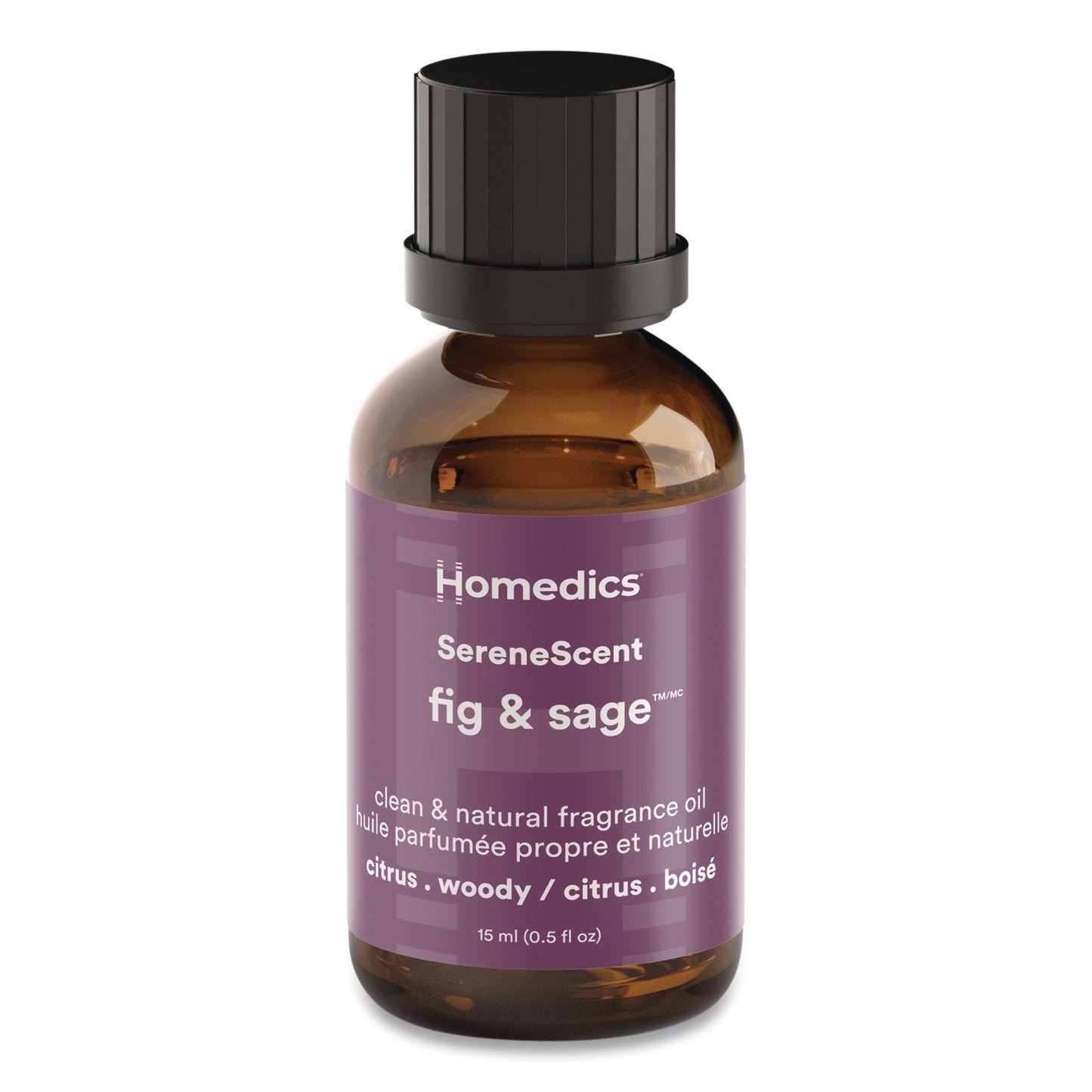 HoMedics® SereneScent Fig and Sage Essential Oil, 0.5 oz Bottle (MDCARMHEO15FS)