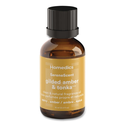 HoMedics® SereneScent Glided Amber and Tonka Essential Oil, 0.5 oz Bottle (MDCARMHEO15GAT)