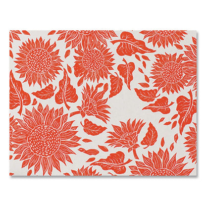 DECOMPOSITION® Spiral Composition Book, Medium/College Rule, Sunflowers, (80) 9.75 x 7.5 Sheets (DCP16580)