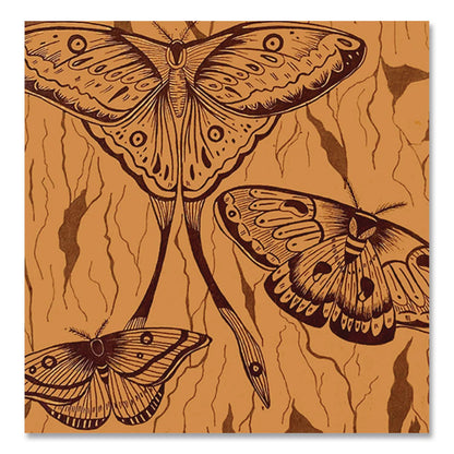 DECOMPOSITION® Spiral Composition Book, Medium/College Rule, Midnight Moths, (80) 9.75 x 7.5 Sheets (DCP17457)