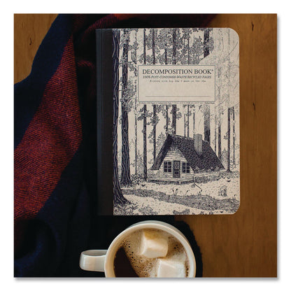DECOMPOSITION® Sewn Composition Book, Medium/College Rule, Redwood Creek, (80) 9.75 x 7.5 Sheets (DCP40902)