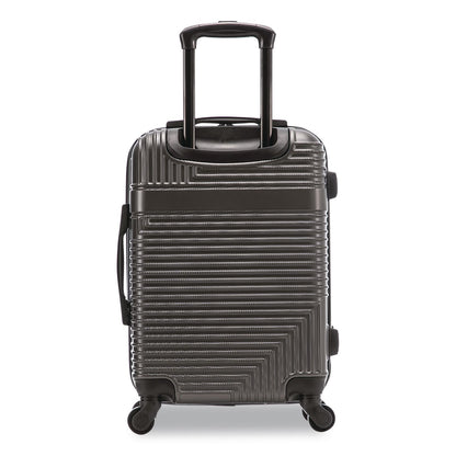 InUSA Luggage Resilience 20" Hardside Carry-On Suitcase, 14.96 x 8.66 x 21.65, Charcoal (WLBIURES00SCOA)