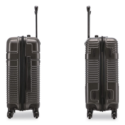 InUSA Luggage Resilience 20" Hardside Carry-On Suitcase, 14.96 x 8.66 x 21.65, Charcoal (WLBIURES00SCOA)