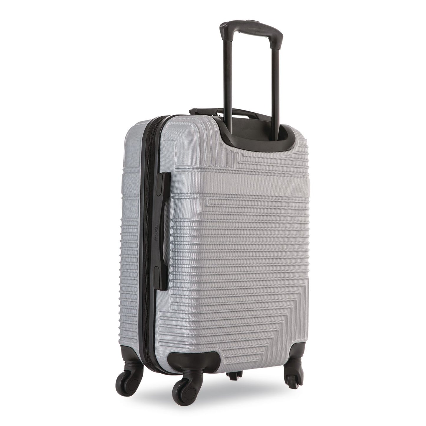 InUSA Luggage Resilience 20" Hardside Carry-On Suitcase, 14.96 x 8.66 x 21.65, Silver (WLBIURES00SSIL)
