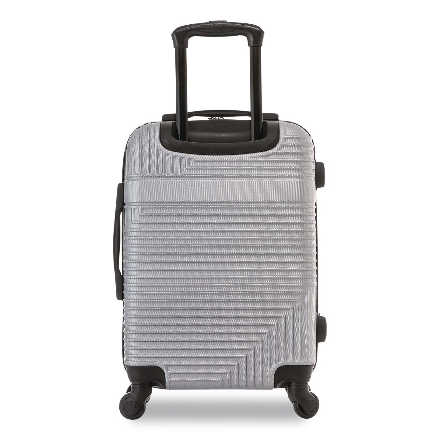 InUSA Luggage Resilience 20" Hardside Carry-On Suitcase, 14.96 x 8.66 x 21.65, Silver (WLBIURES00SSIL)