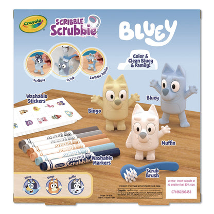 Crayola® Scribble Scrubbie Bluey Deluxe Playset, 50 Pieces (CYO740245)
