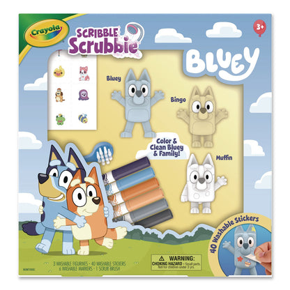 Crayola® Scribble Scrubbie Bluey Deluxe Playset, 50 Pieces (CYO740245)