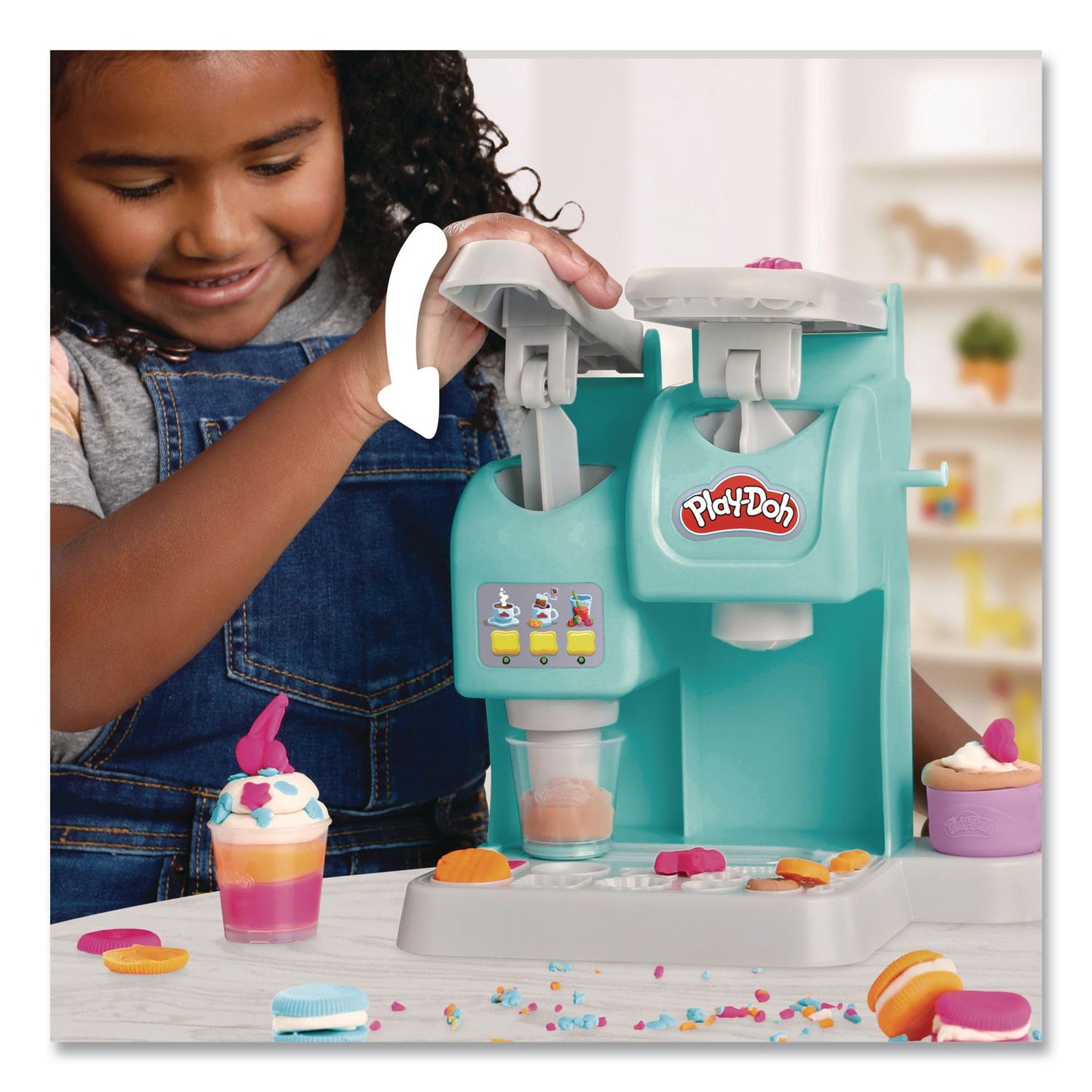 Hasbro Play-Doh Kitchen Creations Colorful Cafe Playset (HSBF4372)